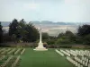 Battlefields in the Somme - Circuit of Remembrance: French-British cemetery of Thiepval