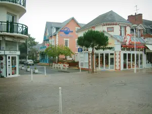 La Baule - Huizen en winkels in het resort