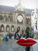 Beaubourg地区 - 圣梅里教堂和自动机斯特拉文斯基广场喷泉