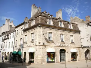 Beaune - Fachadas de casas na cidade velha