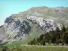 Bergpas van Somport - Weg Somport Spaanse kant en Pyreneese berg