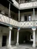 Besançon - Inner courtyard of the Champagney mansion: gallery