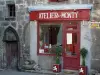 Besse-et-Saint-Anastaise - Medieval and Renaissance town: window of a shop