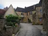 Beynac-et-Cazenac - Häuser des Dorfes, im Tal der Dordogne, im Périgord