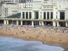 Biarritz - Casino, Grande Plage beach and the Atlantic Ocean