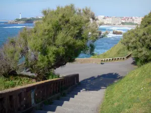 Biarritz - Dé un paseo a lo largo del océano