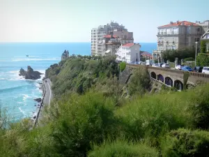 Biarritz - Fachadas Biarritz con vista al mar
