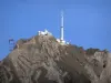 Bigorre南部的山顶 - 峰顶与天文观测台和电视天线的设施