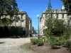 Bordeaux - Öffentliche Anlage und Fassaden der Stadt