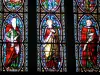 Bordéus - Interior, de, st., Andrew's, Cathedral :, vidro manchado