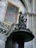 Bordéus - Interior da Catedral de Santo André: púlpito e pintura
