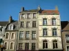 Boulogne-sur-Mer - Las fachadas de las casas de la ciudad alta