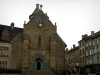 Bourganeuf - Church and houses of the city