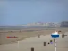 Bray-Dunes - Côte d'Opale : plage de sable de la station balnéaire