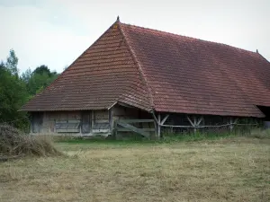 Bresse borgoñona - Bresse ladrillo granja y entramado de madera