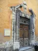 Briançon - Alta ciudad (ciudadela Vauban Vauban ciudad): El portal de la ex-convento de los Agustinos Recoletos