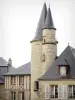 Brive-la-Gaillarde - Treilhard huis met zijn toren geflankeerd door een torentje