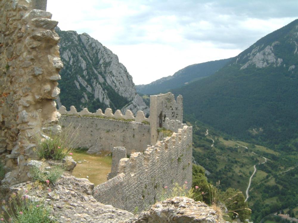 Bilder Burg Puilaurens Führer Tourismus & Urlaub