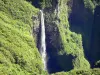 Cachoeira Trou de Fer - Parque Nacional da Reunião: vista da cachoeira Trou de Fer e seu ambiente selvagem