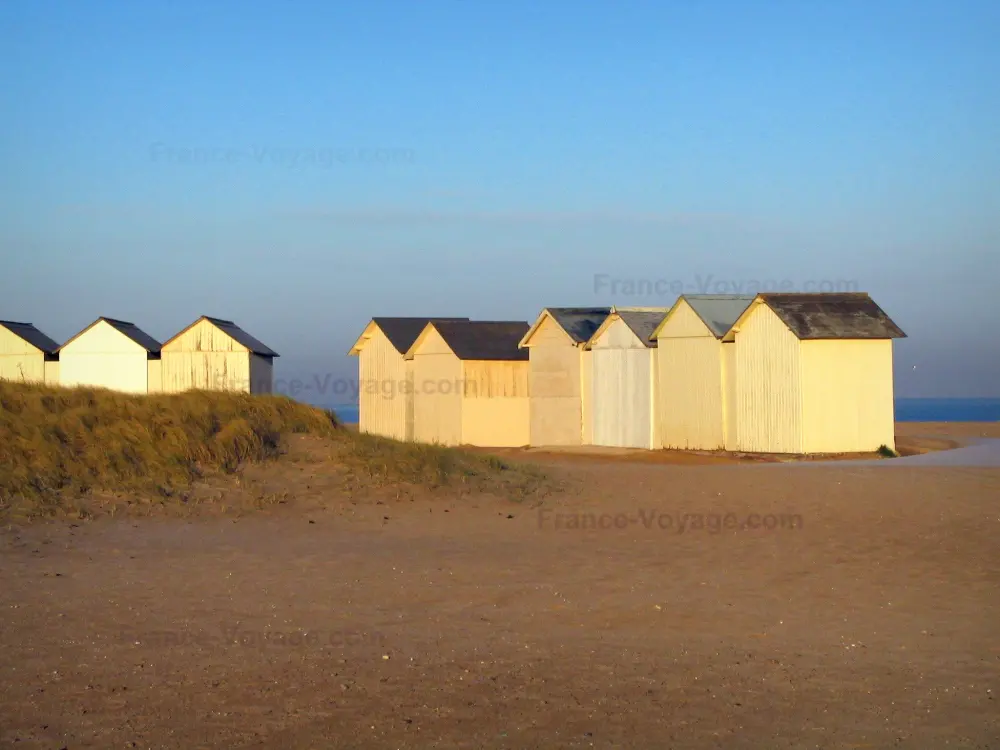 Reiseführer des Calvados - Ouistreham - Umkleidekabinen