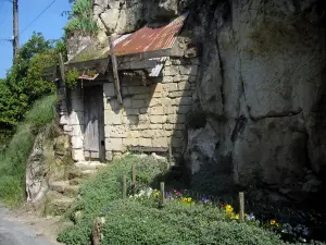 Candes-Saint-Martin - Habitation troglodytique