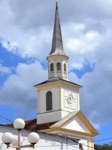 Le Carbet - Bell tower of the Saint-Jacques church