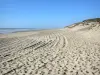 Carcans-Plage - Praia de areia e Oceano Atlântico