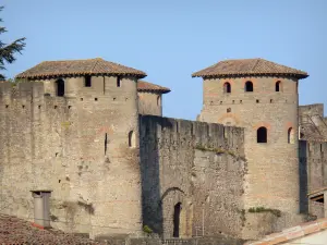 Carcassonne - Galloromanische Türme der Altstadt