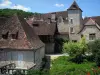 Carennac - Stenen huisjes in het dorp in de Quercy
