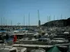 Cassis - Port with its boats