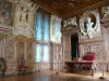 Castello di Fontainebleau - All'interno del palazzo di Fontainebleau: Flats: Galleria Francesco I e il busto di Francesco I