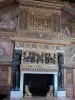 Castello di Fontainebleau - All'interno del palazzo di Fontainebleau: Appartamenti: Ballroom e camino