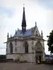 Castelo de Amboise - Capela Saint-Hubert de estilo gótico Flamboyant