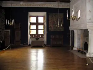Castelo de Azay-le-Rideau - Dentro do castelo: grande salão