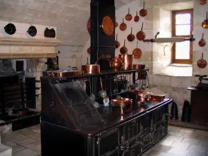 Castelo de Chenonceau - Cozinhas do castelo: cozinha