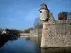 Castelo Epoisses - Torre de vigia do recinto externo e fossos