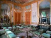 Castelo de Fontainebleau - Interior do Palácio de Fontainebleau: Grand Apartments: Queen's Games Lounge