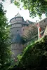 Castelo de Haut-Koenigsbourg - Fortaleza com sua torre e seu grande bastião