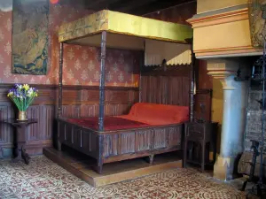 Castelo de Langeais - Dentro do castelo: sala da crucificação