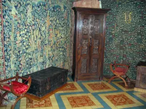 Castelo de Langeais - Dentro do castelo: sala azul