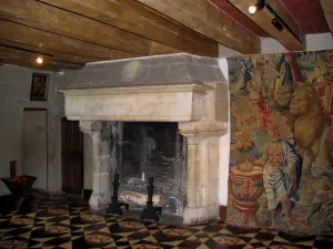 Castelo de Langeais - Dentro do castelo: quarto Luini