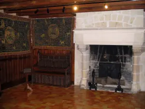 Castelo de Langeais - Dentro do castelo: salão de flores