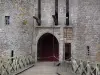 Castelo de Montmuran - Entrada, para, a, castelo, e, seu, drawbridge
