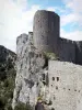 Castelo Peyrepertuse - Castelo baixo: antiga masmorra