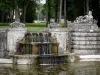 Castillo de Chamarande - Chamarande ámbito departamental: buffet de agua en el parque del castillo