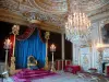 Castillo de Fontainebleau - En el interior del palacio de Fontainebleau: Pisos: Salón del Trono (Ex Cámara del Rey)