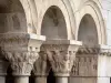 Cathédrale et cloître d'Elne - Chapiteaux sculptés du cloître