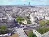 Cathédrale Notre-Dame de Paris - Vue panoramique sur Paris depuis le sommet de la tour sud de la cathédrale