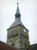 Ceffonds - Torre sineira românica da igreja Saint-Rémi; no Pays du Der