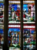 Ceffonds - Binnen in de kerk van Saint-Remi: glas in lood van de zestiende eeuw